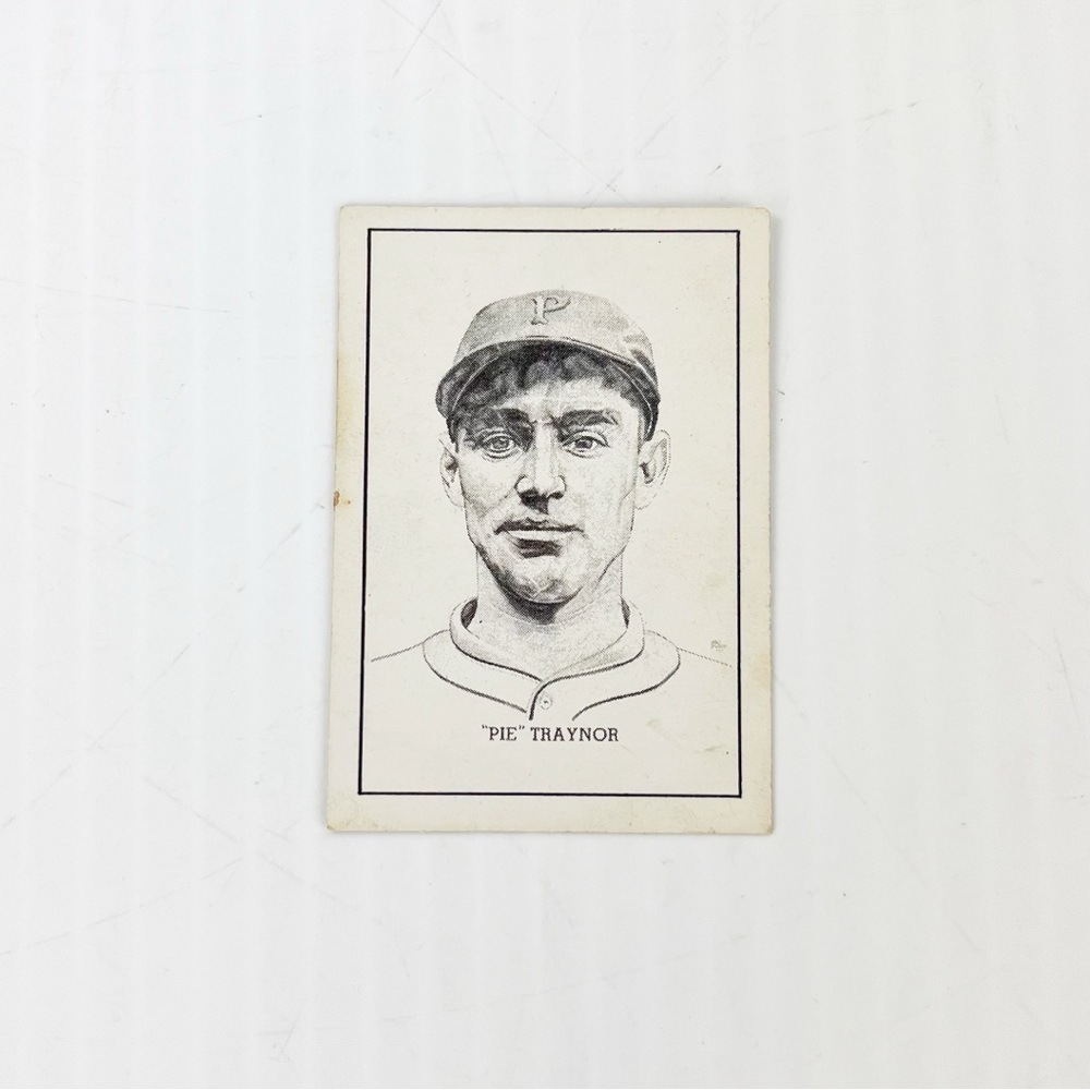 Vintage 1950 Callahan Hall of Fame Pie Traynor Baseball Trading Card